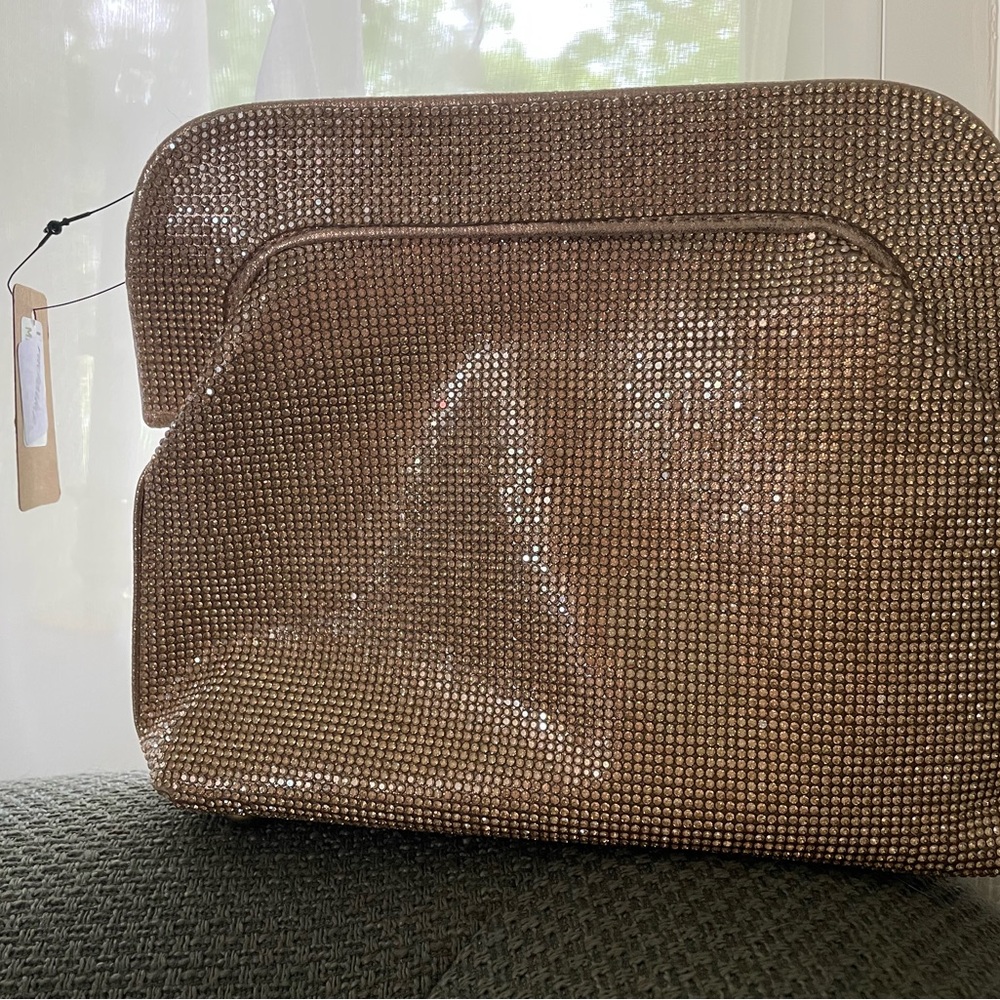 Elegant Gold Clutch Bag